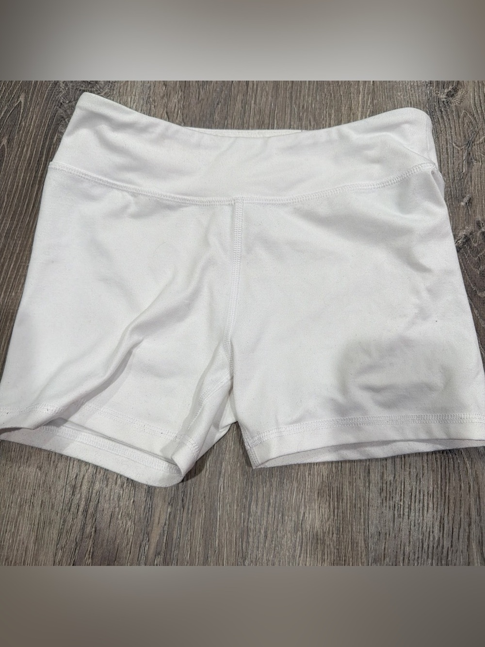 DSG White Girls' Bike Shorts